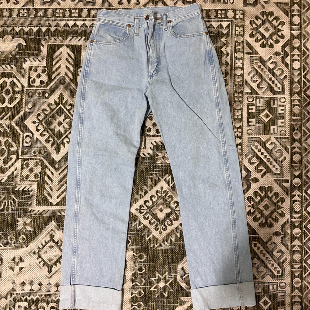 Wrangler Light Blue Straight Leg Jeans